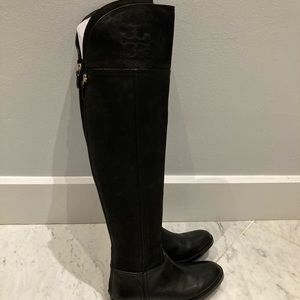 Tory Burch black over the knee boots size 6.5 New